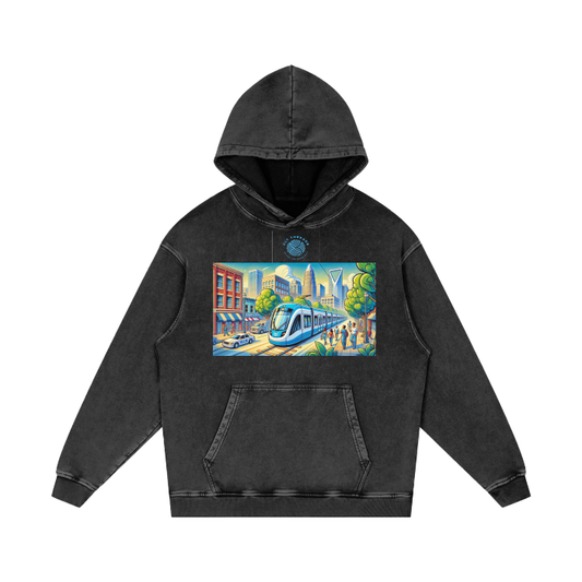 Acid Wash Oversize Hoodie - 420 GSM